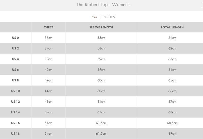 The Ribbed Top - Women's
