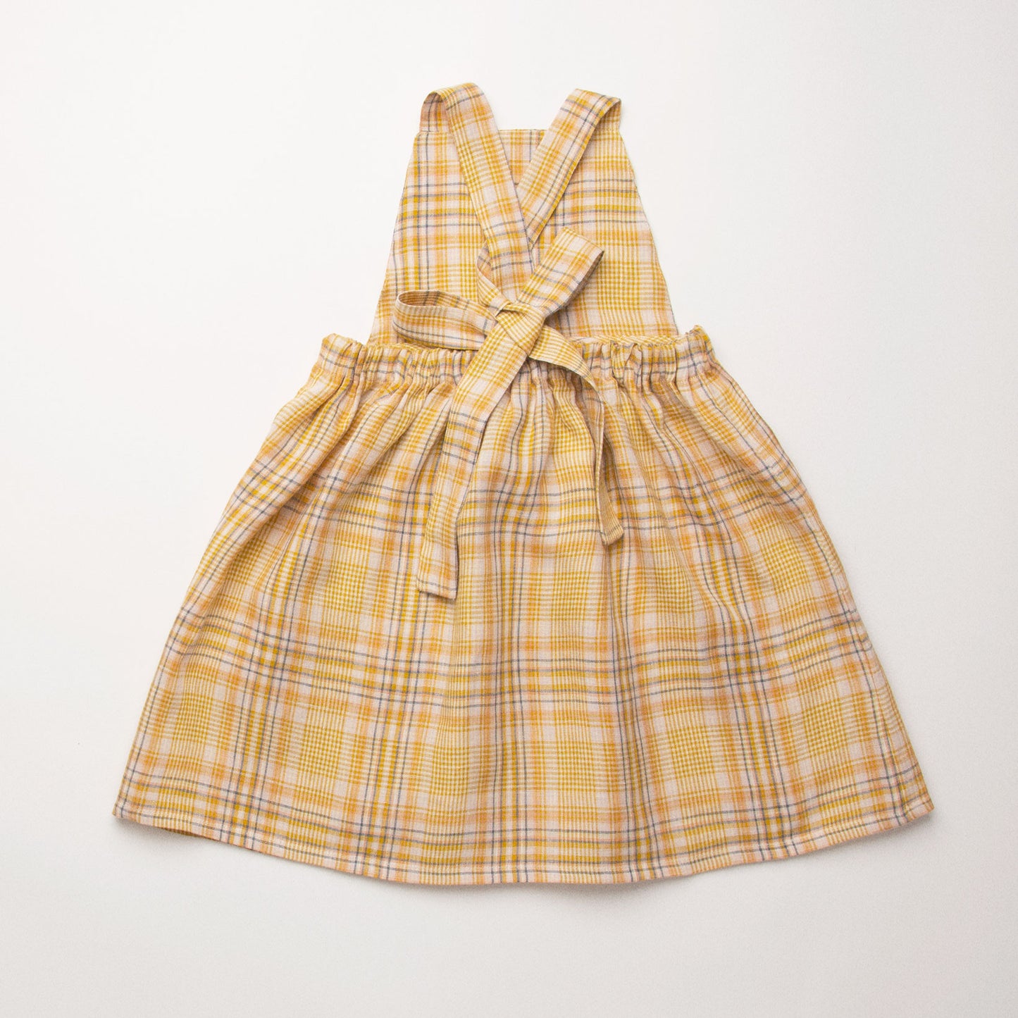 Vestido / Delantal Conkers - Hay Plaid Linen