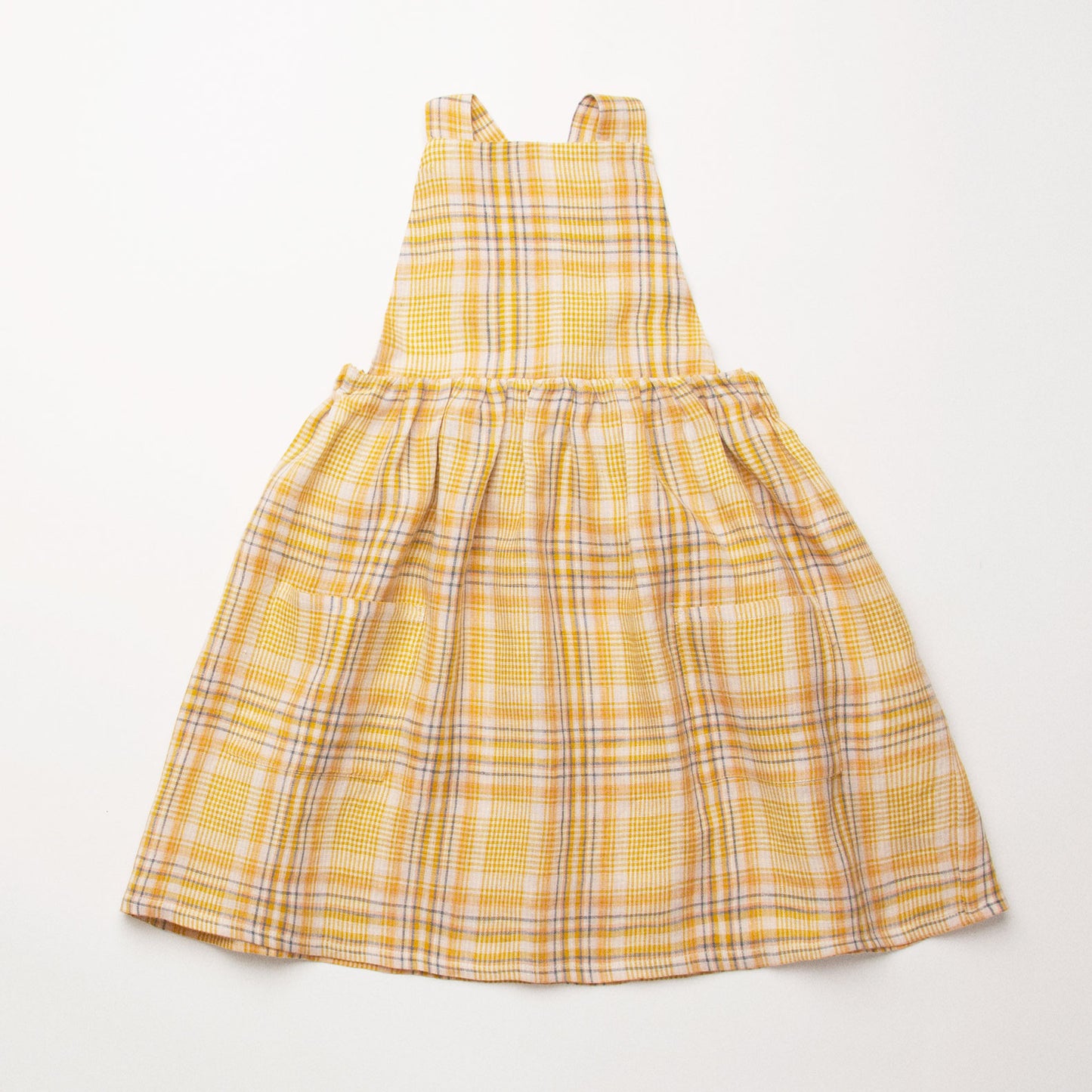 Vestido / Delantal Conkers - Hay Plaid Linen