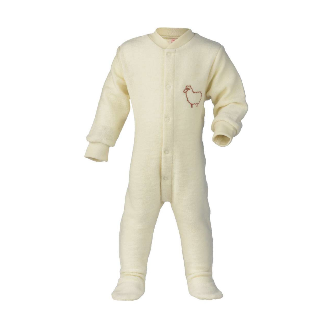 One-piece pyjama, with feet