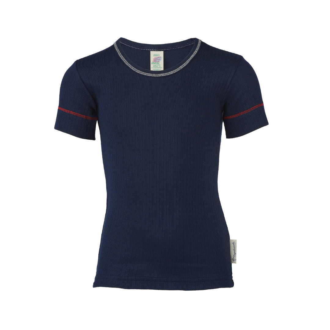 Polera 100% algodón orgánico, indigo