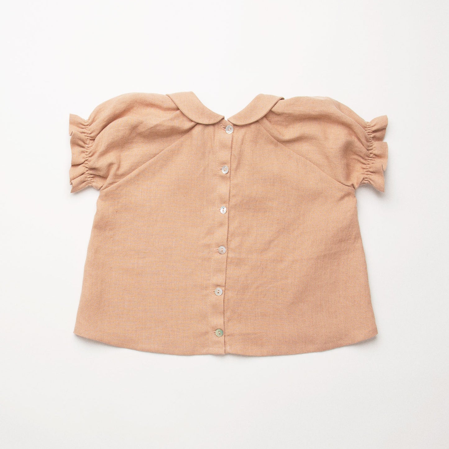 Duck, Duck, Goose Blouse - Clay Linen