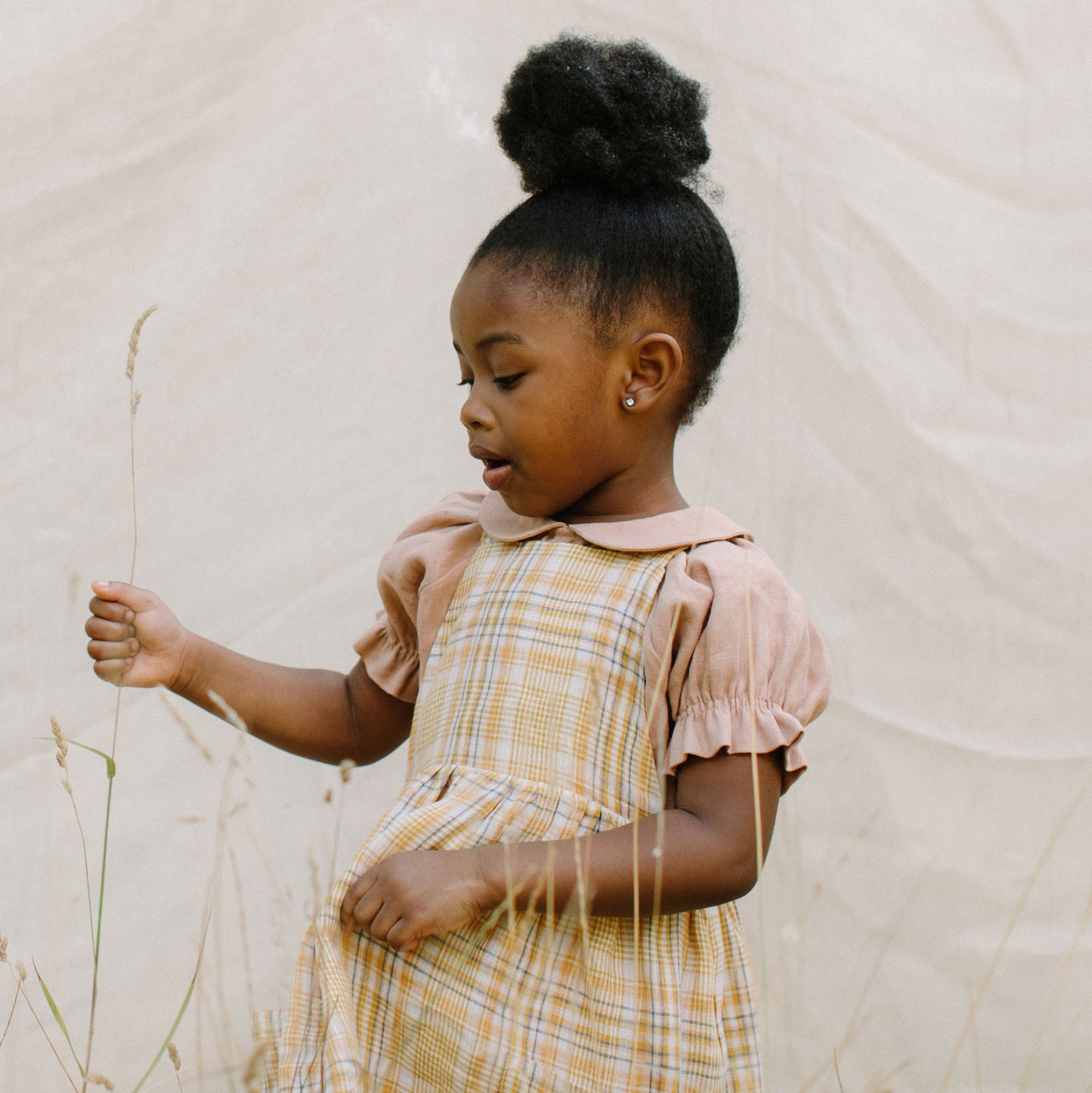 Duck, Duck, Goose Blouse - Clay Linen