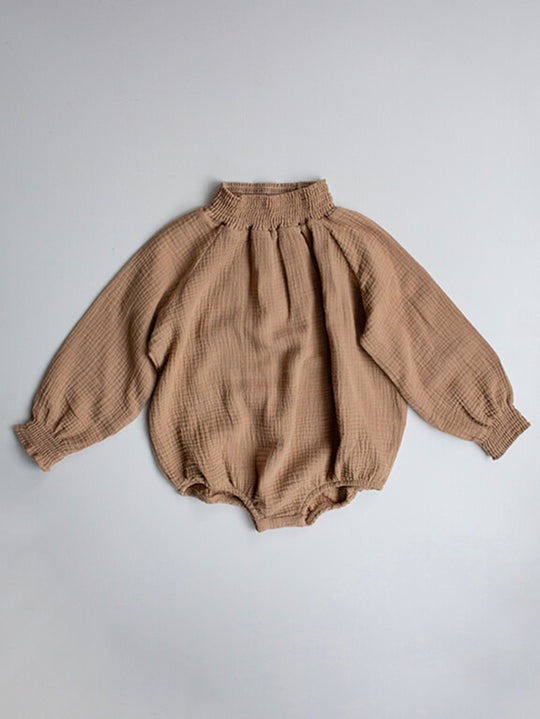 The Muslin Bodysuit, camel