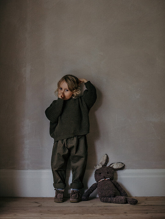 The Chunky Sweater, olive