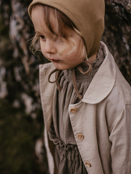 The Muslin Bodysuit, camel
