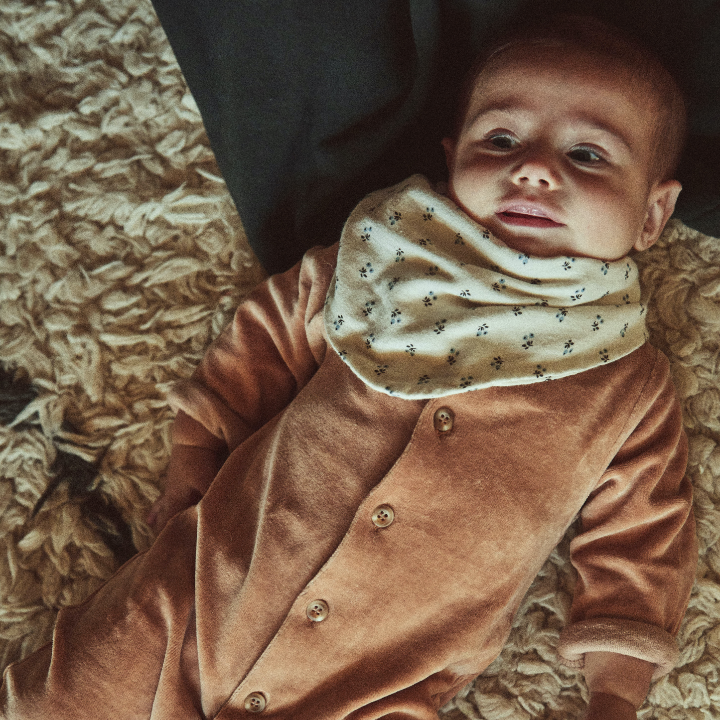 Meleze velvet jumpsuit, Indian Tan