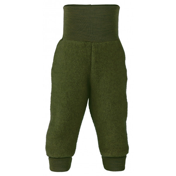 Pantalón con pretina, Merino wool fleece.