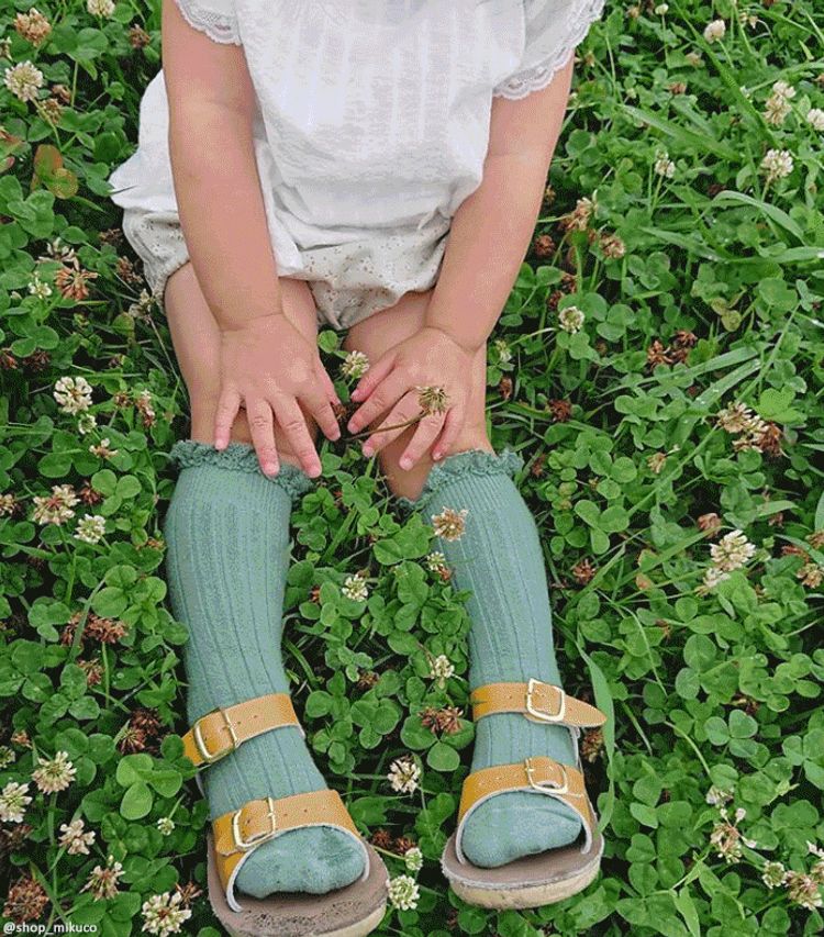 Lace thigh high socks Joséphine