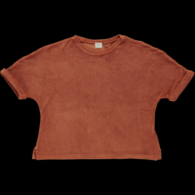 Polera Marjolaine, textura toalla, Autumnal