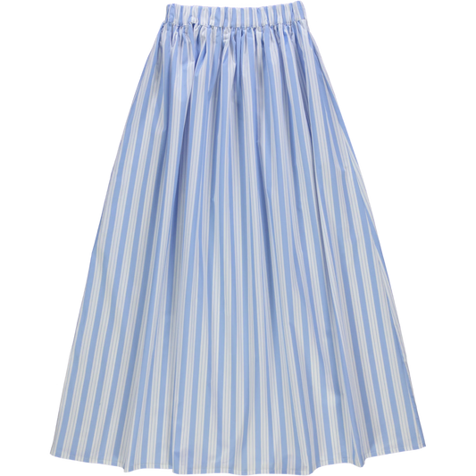 Falda CHIA Rayures larges bleues/blanches