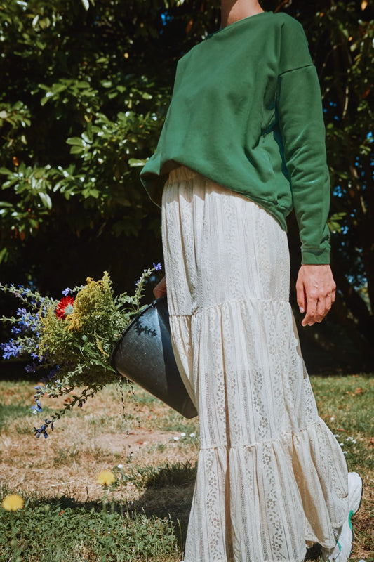 Falda TONKA Dentelle écrue