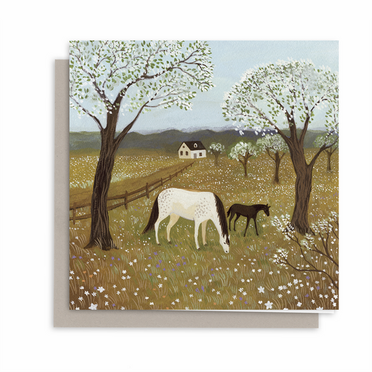 SPRING FROLIC Card